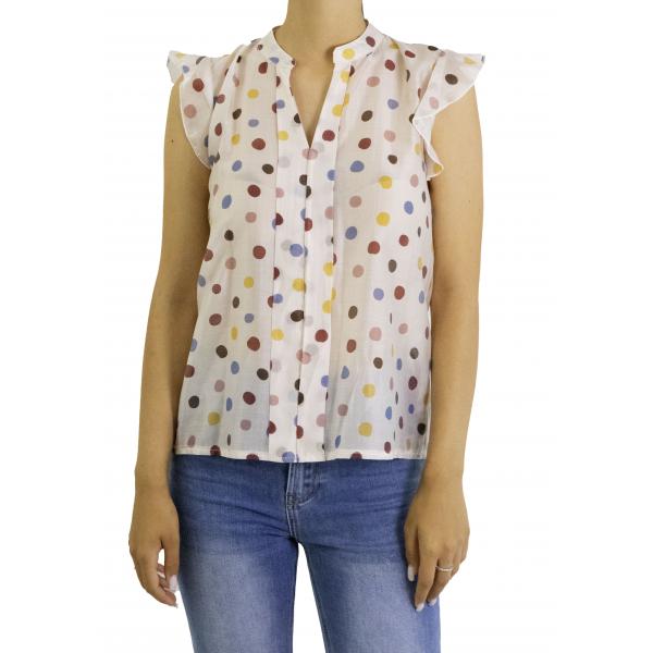Blusa fantasia con volant